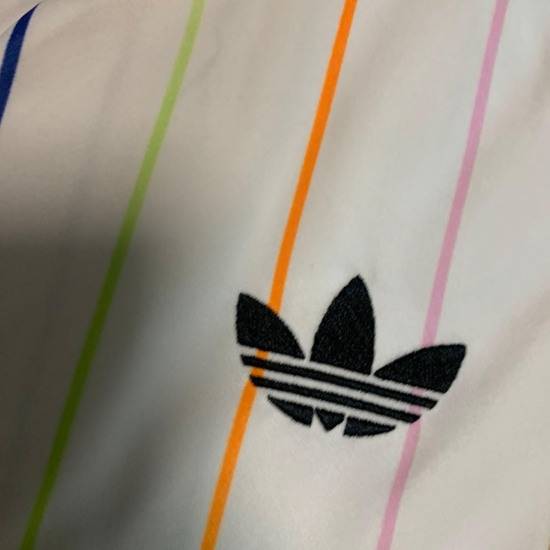 ジ*ジ様 adidas 日本代表 ストライプシャツ ホワイト
