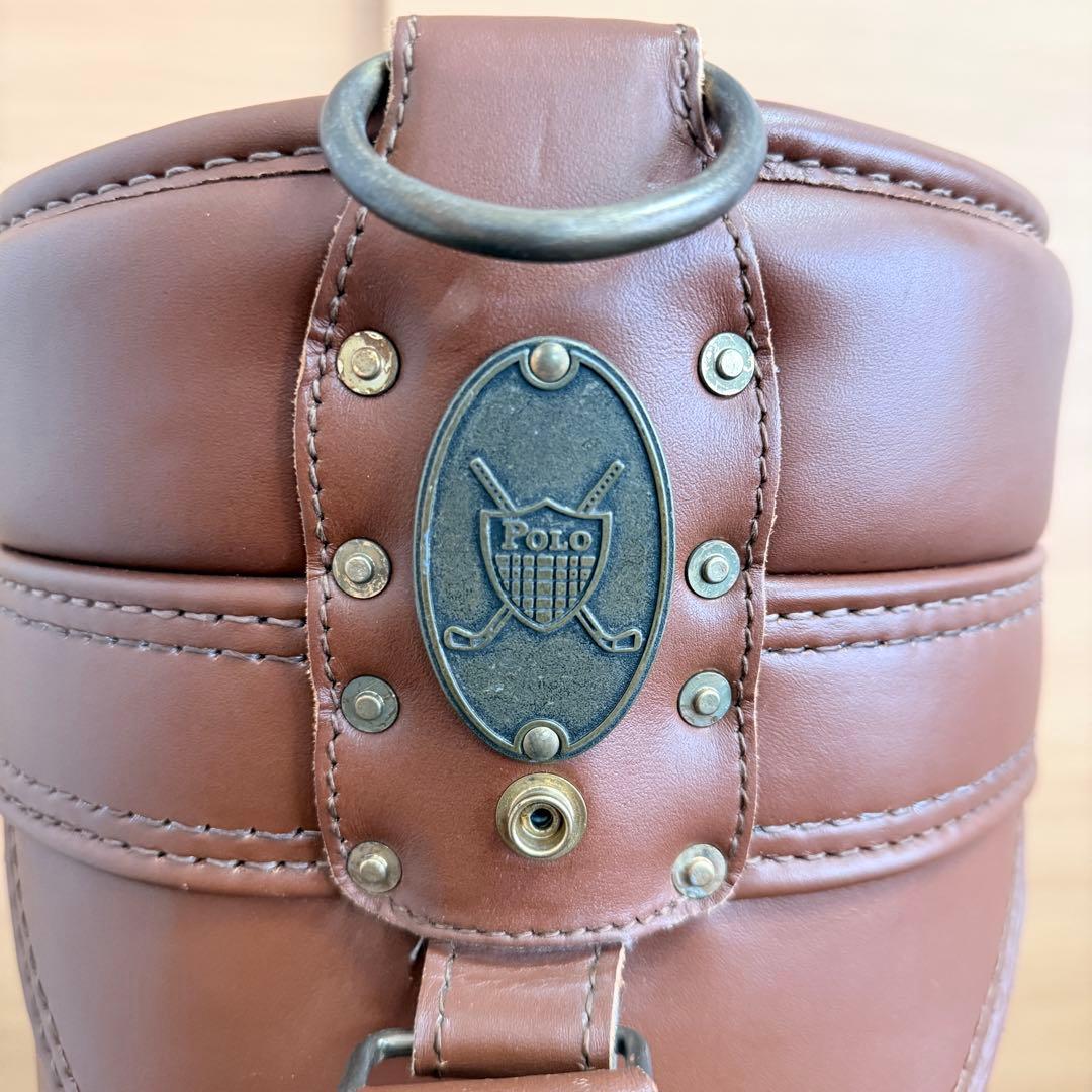 POLO GOLF ポロ ゴルフ 本革 キャディバッグ クラシックモデル 稀少品