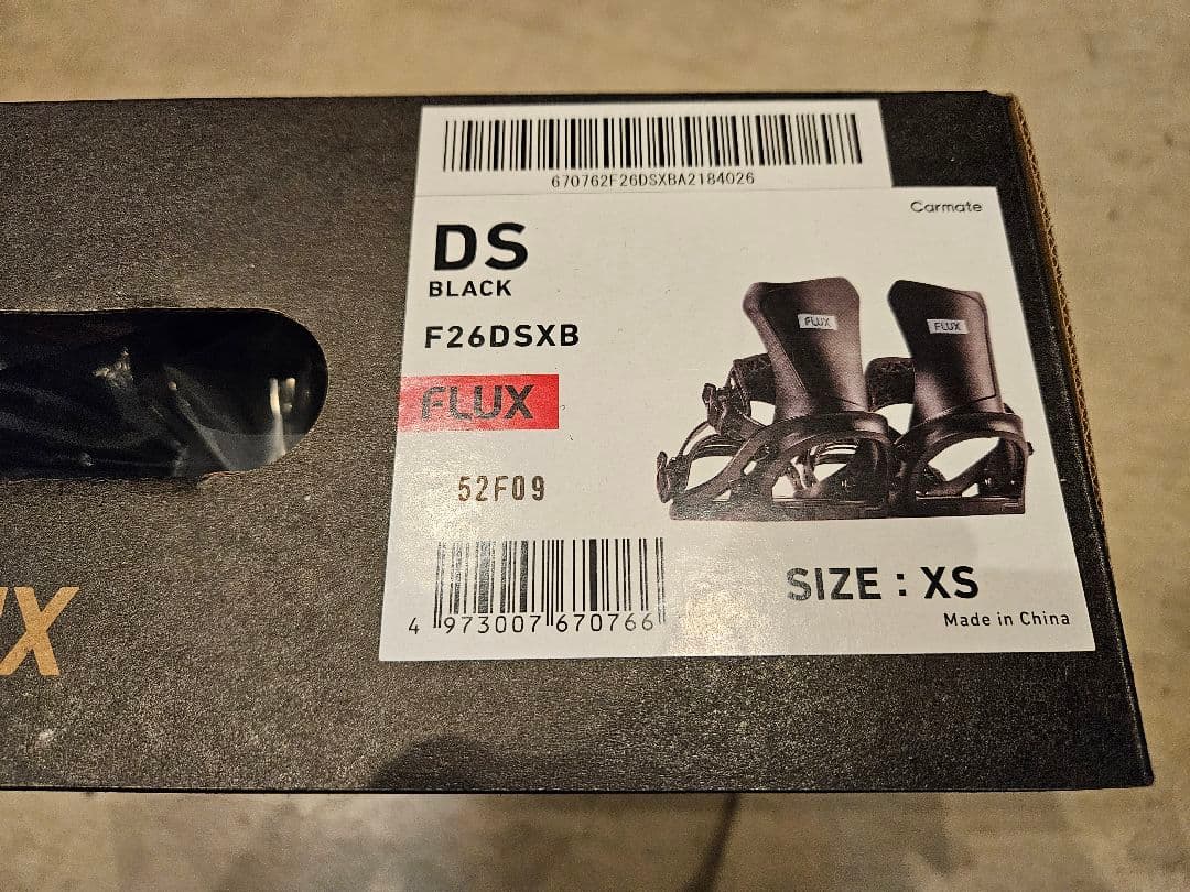 26'最新！希少カラー！FLUX DS Black XSサイズ