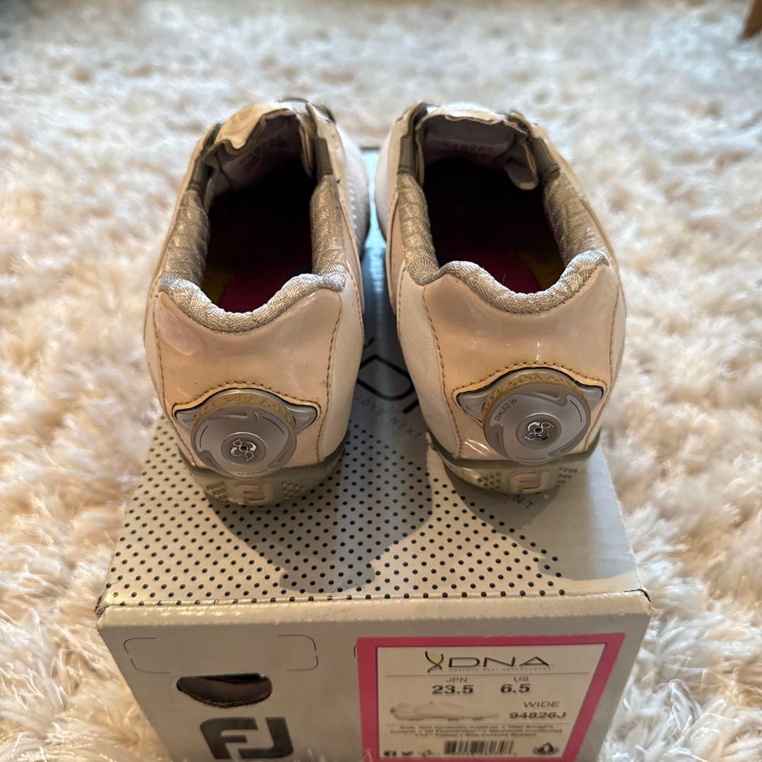 FootJoy★DNA ゴルフシューズ★23.5cm ワイド★ライトピンク