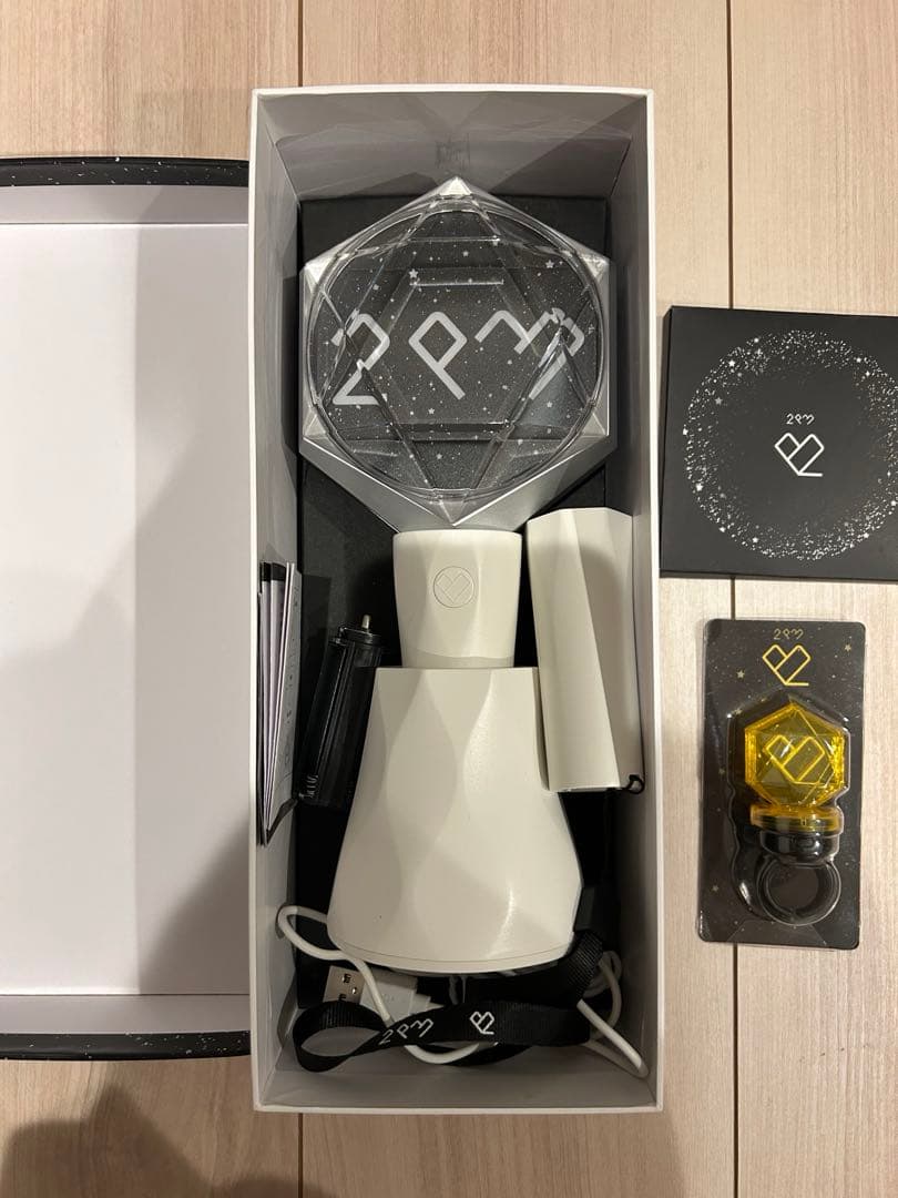 2PM 公式ペンライ、ネームシート、LEDリング