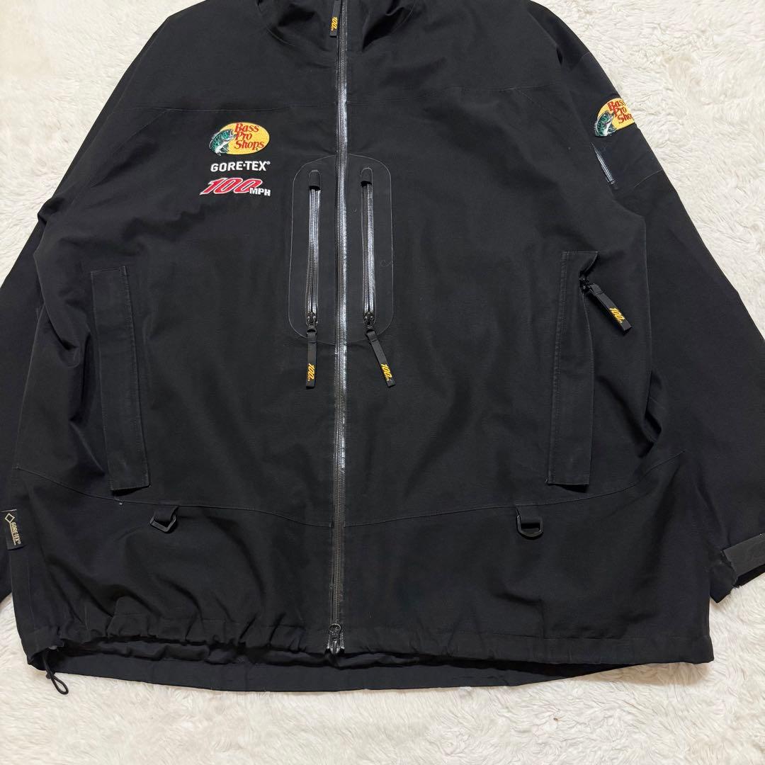 GORE-TEX ×バスプロショップ100MPH 防水ナイロンジャケット 2XL