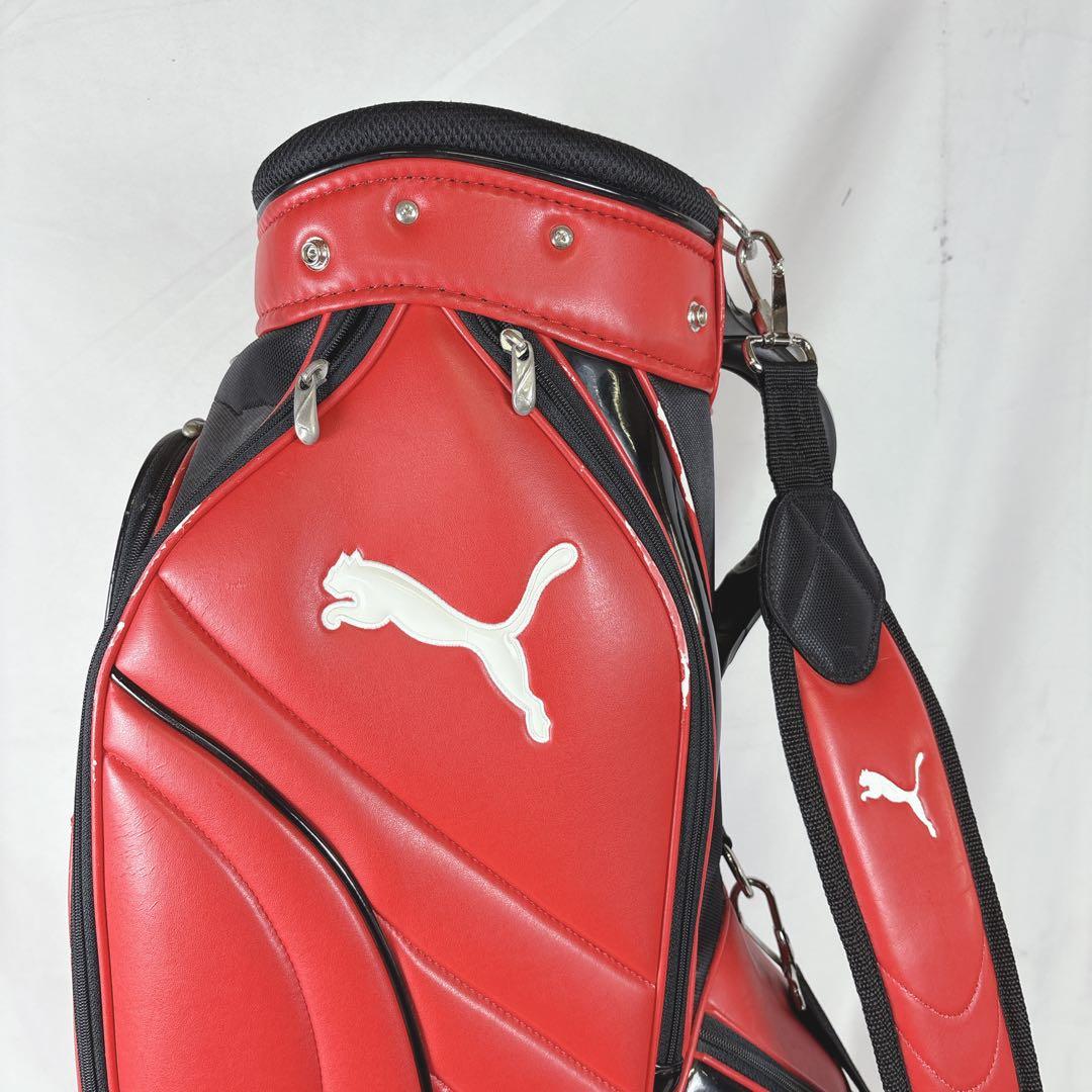 Puma プーマ ゴルフバッグ キャディーバッグ 5分割 レッド