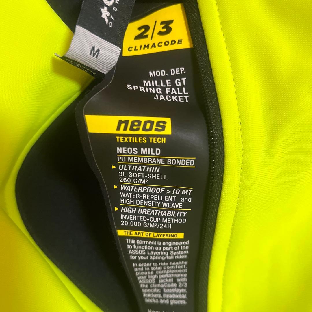 ウェア ASSOS MILLE GT SPRING FALL JACKET M