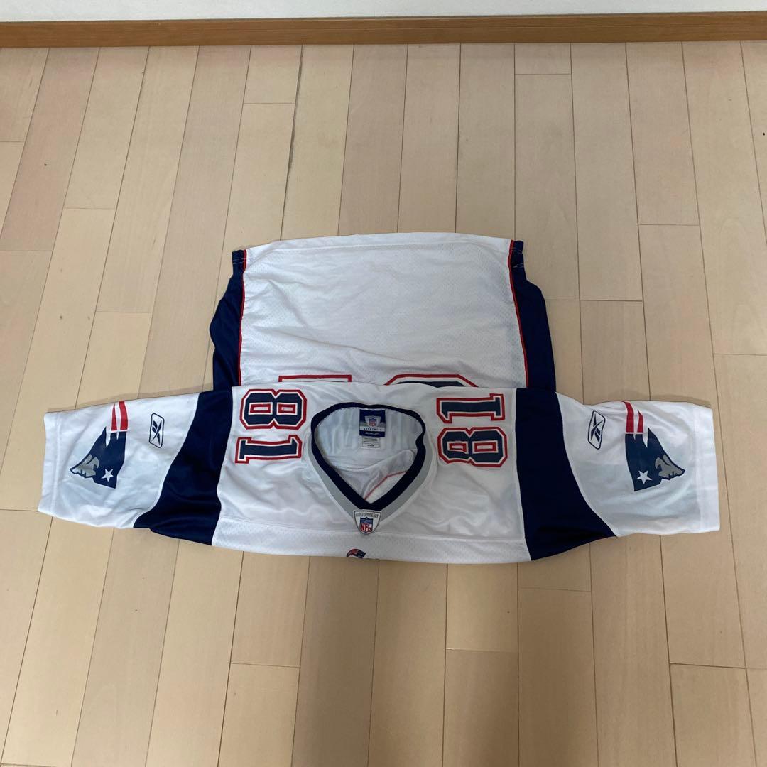 NFL Reebok Patriots ゲームシャツワッペン　刺繍ストリート古着