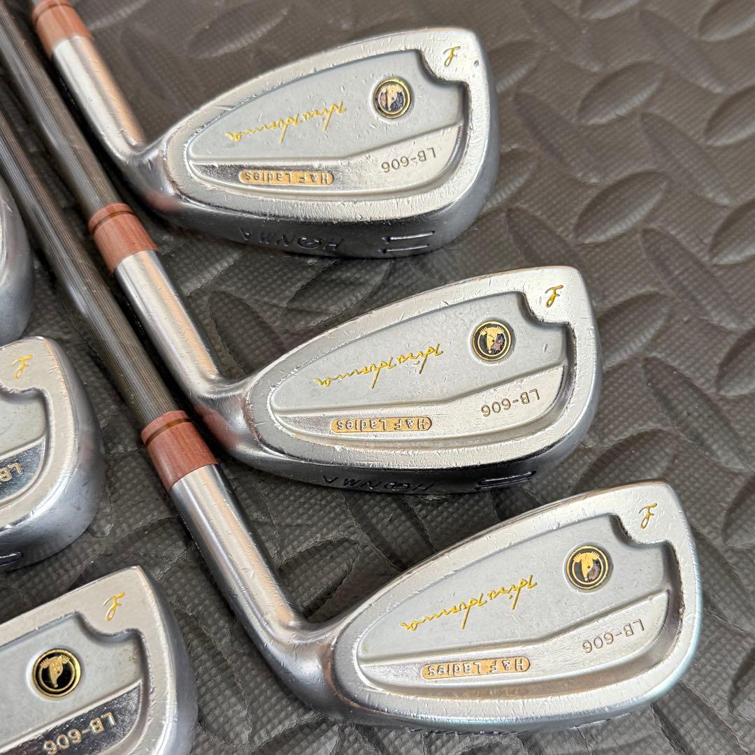 HONMA LB606 レディース アイアン 7本 NEW TITANIUM