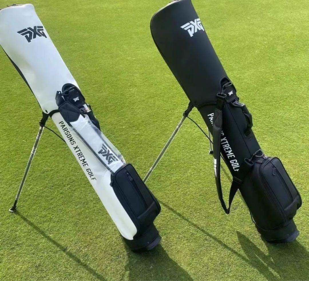 PXG ラウンドバッグ セルフスタンドバッグ ハーフキャディバッグ ブラック