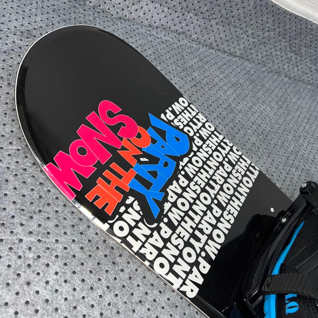 １回使用 キッズスノーボード 130cm SLQ×バイン×ダイヤルブーツ