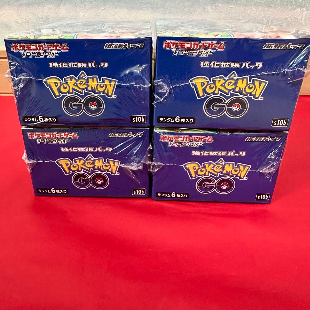 ポケモンgo 新品 未開封 シュリンク付き 4ボックス