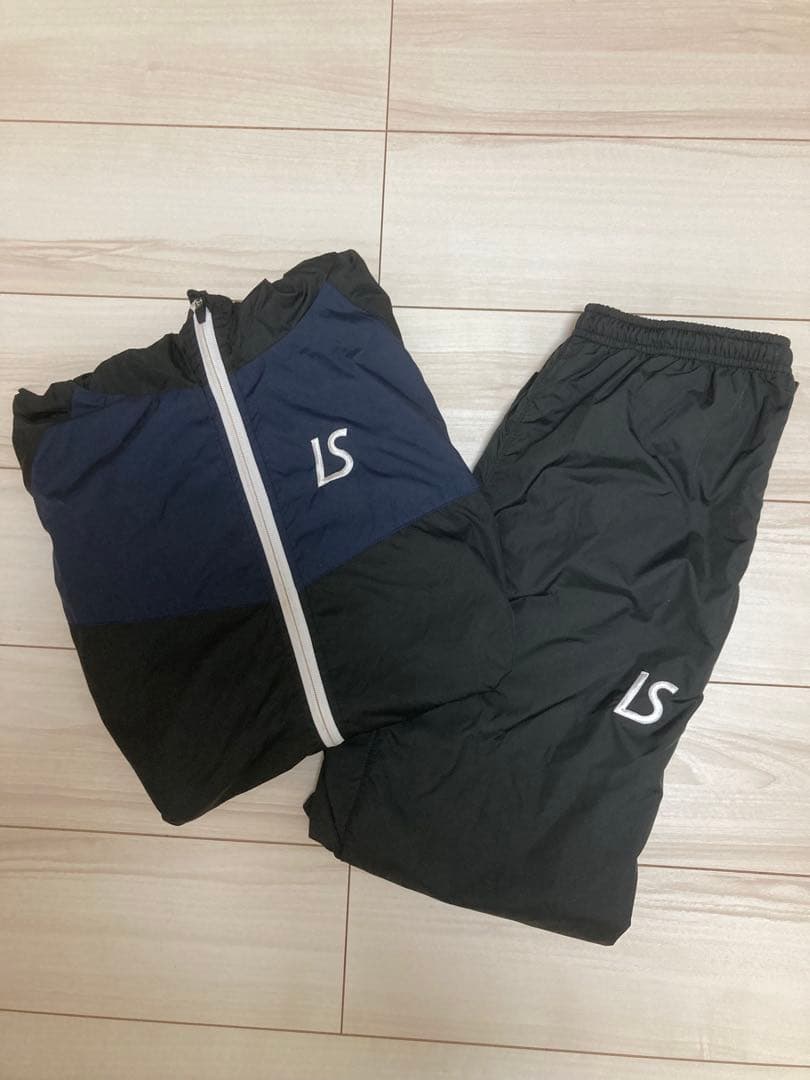 ルースイソンブラ セットアップ　黒×ネイビー　L