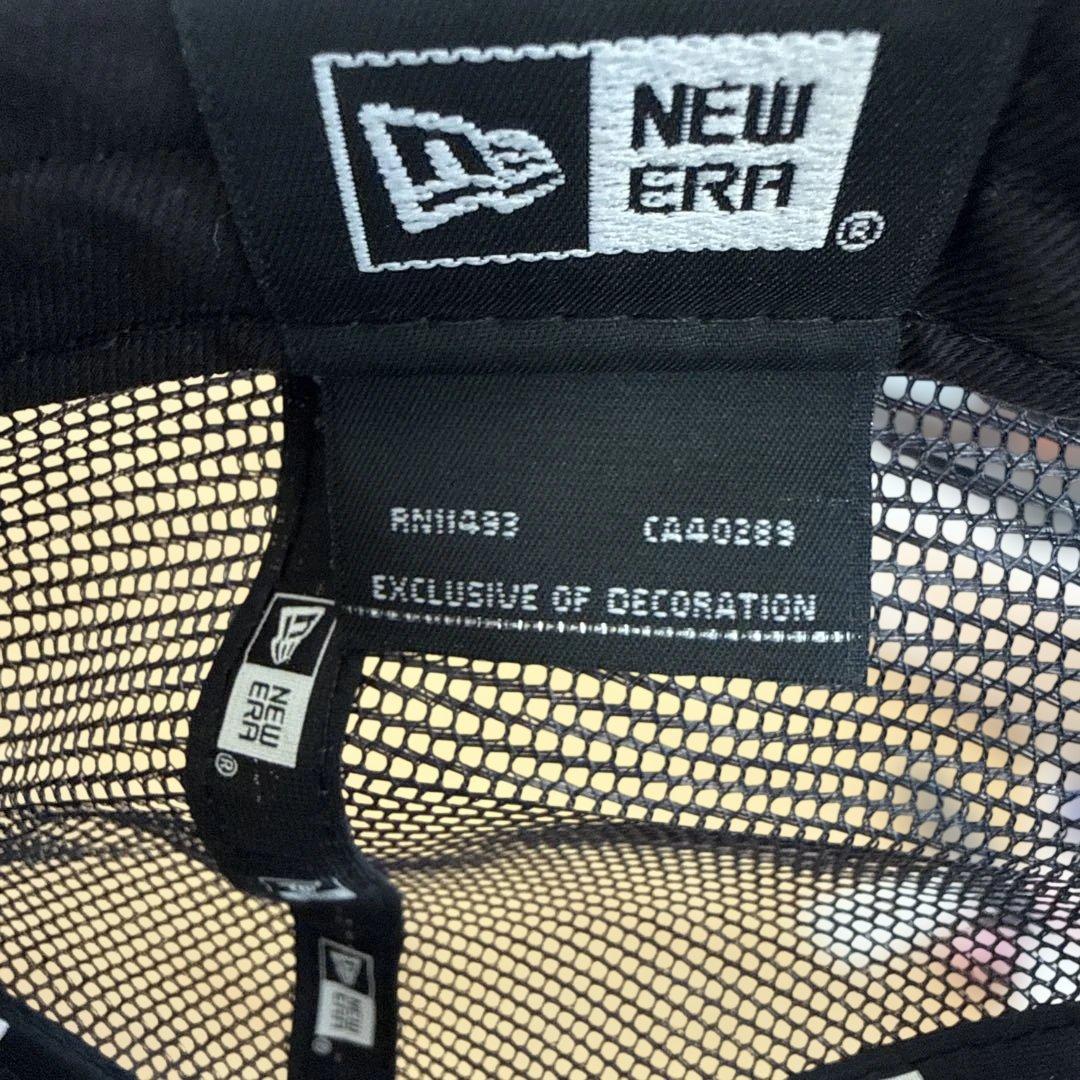 [美品]希少NEW ERA ニューエラ 阪神　スパンコール　ハートデニムキャップ