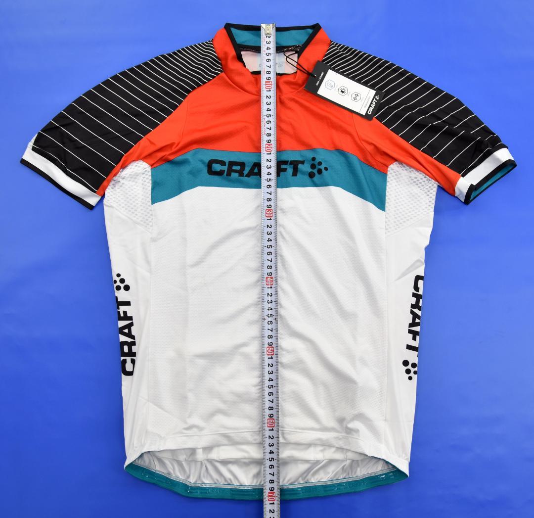 Craft GranFondo ジャージ size:L ホワイト/ヒート/ゲイル