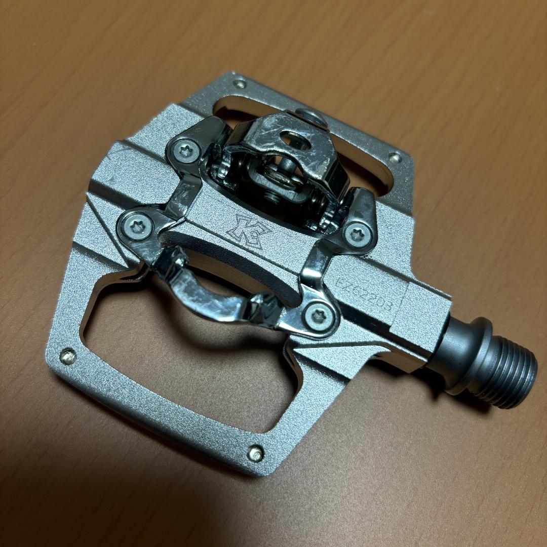 KCNC　KPED09 SPDクリート対応 ビンディングペダル シルバー