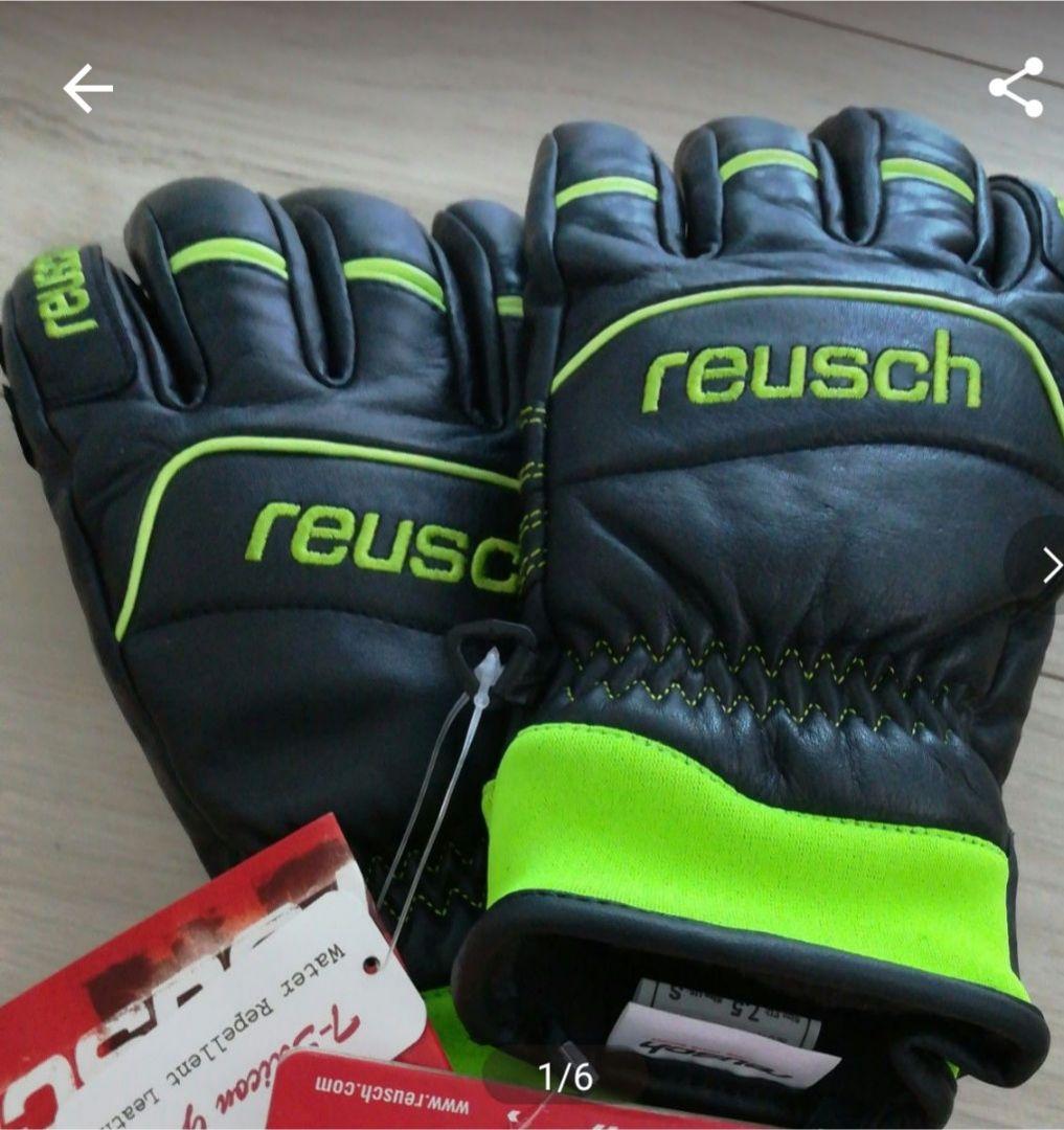 ☆値下げ☆新品未使用reuschロイッシュ本皮スキーグローブ Sサイズ　おまけ付