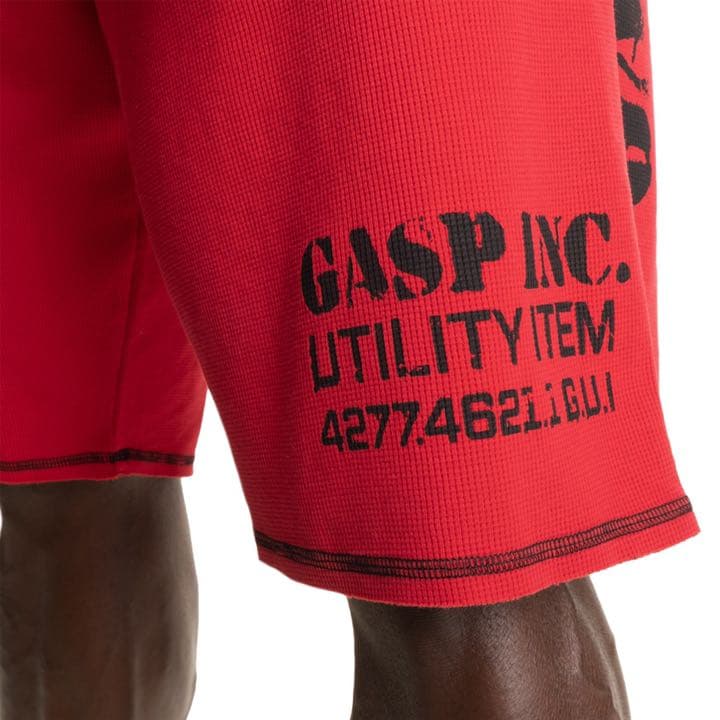 gasp サーマルショーツ　レッド　XL