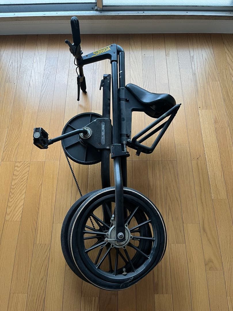STRIDA 折りたたみ自転車 黒　ジャンク