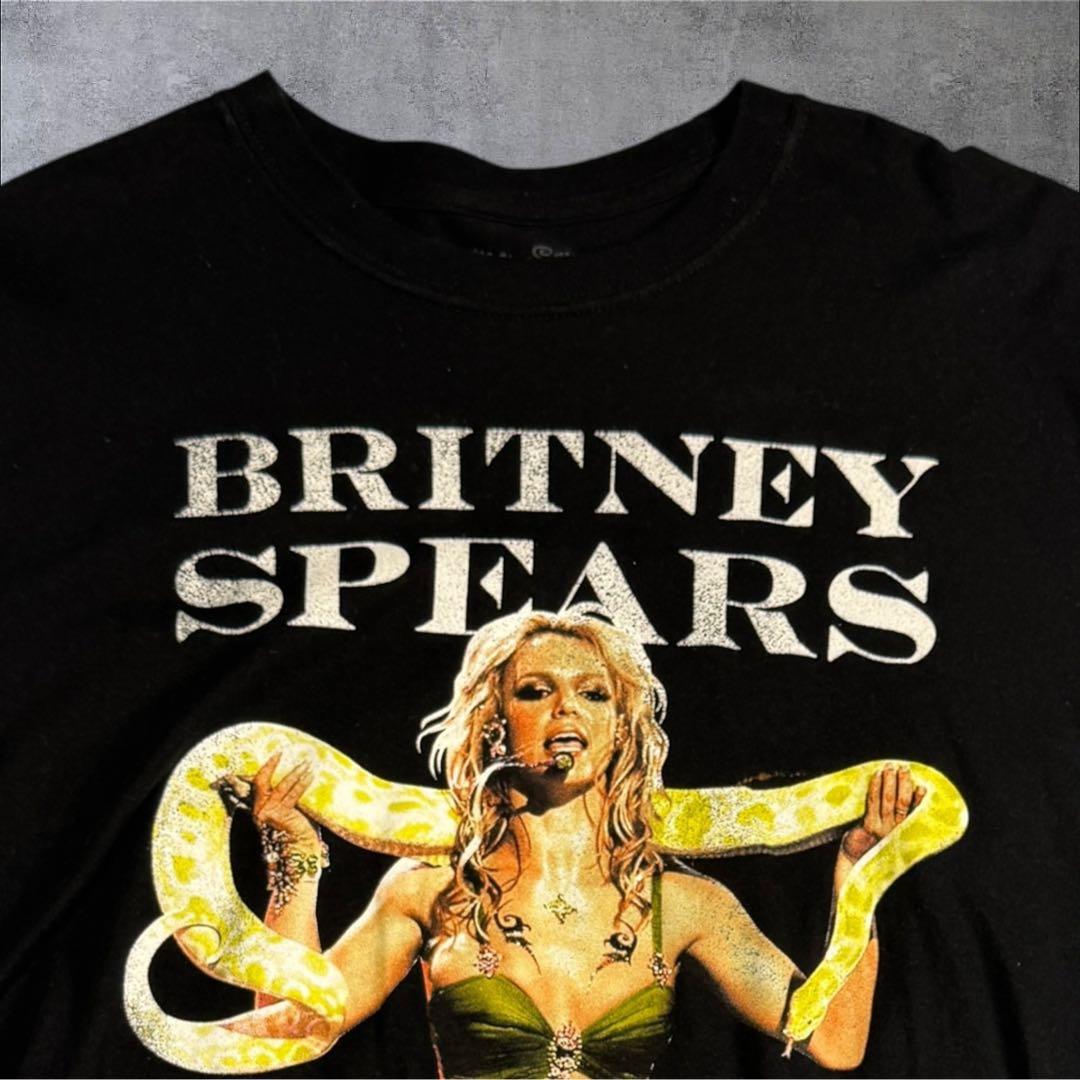 ブリトニー・スピアーズ 2021リイシュービジュアルTシャツ ブラック