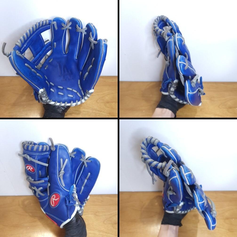 ローリングス LA ドジャース MLBコラボグラブ 美品 内野用 軟式グローブ