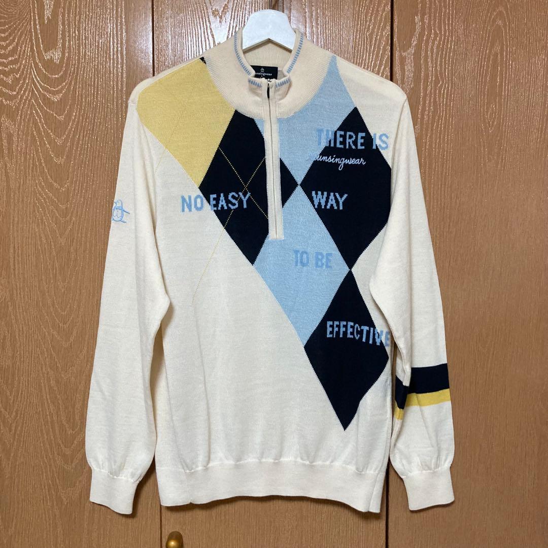✨未使用❗️✨Munsingwearハーフジップ メンズニットセーター【L】