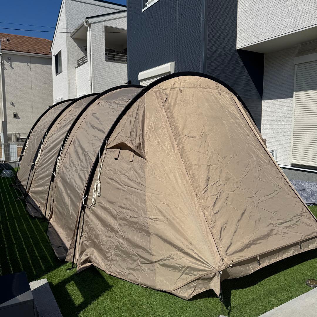 状態良好 DOD カマボコテント2 グランドシート カマボコシールド付 タン