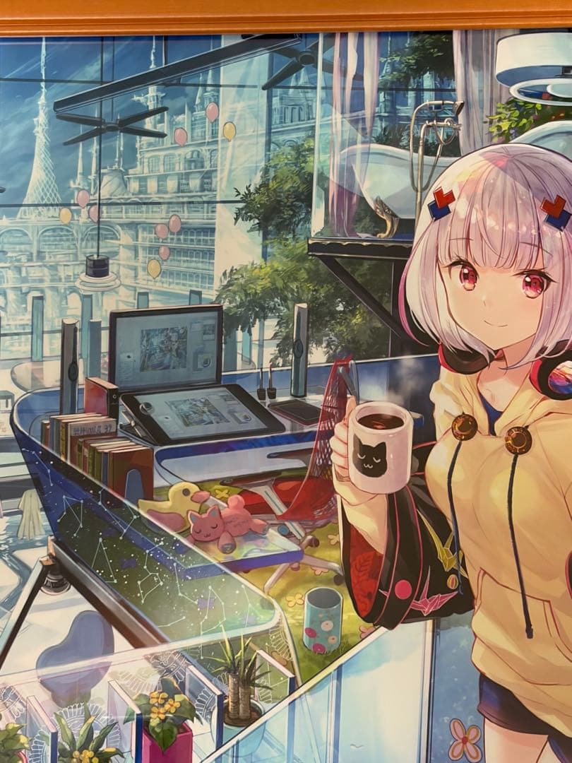 藤ちょこ 複製原画「理想のマイルーム」 絵師100人展 08