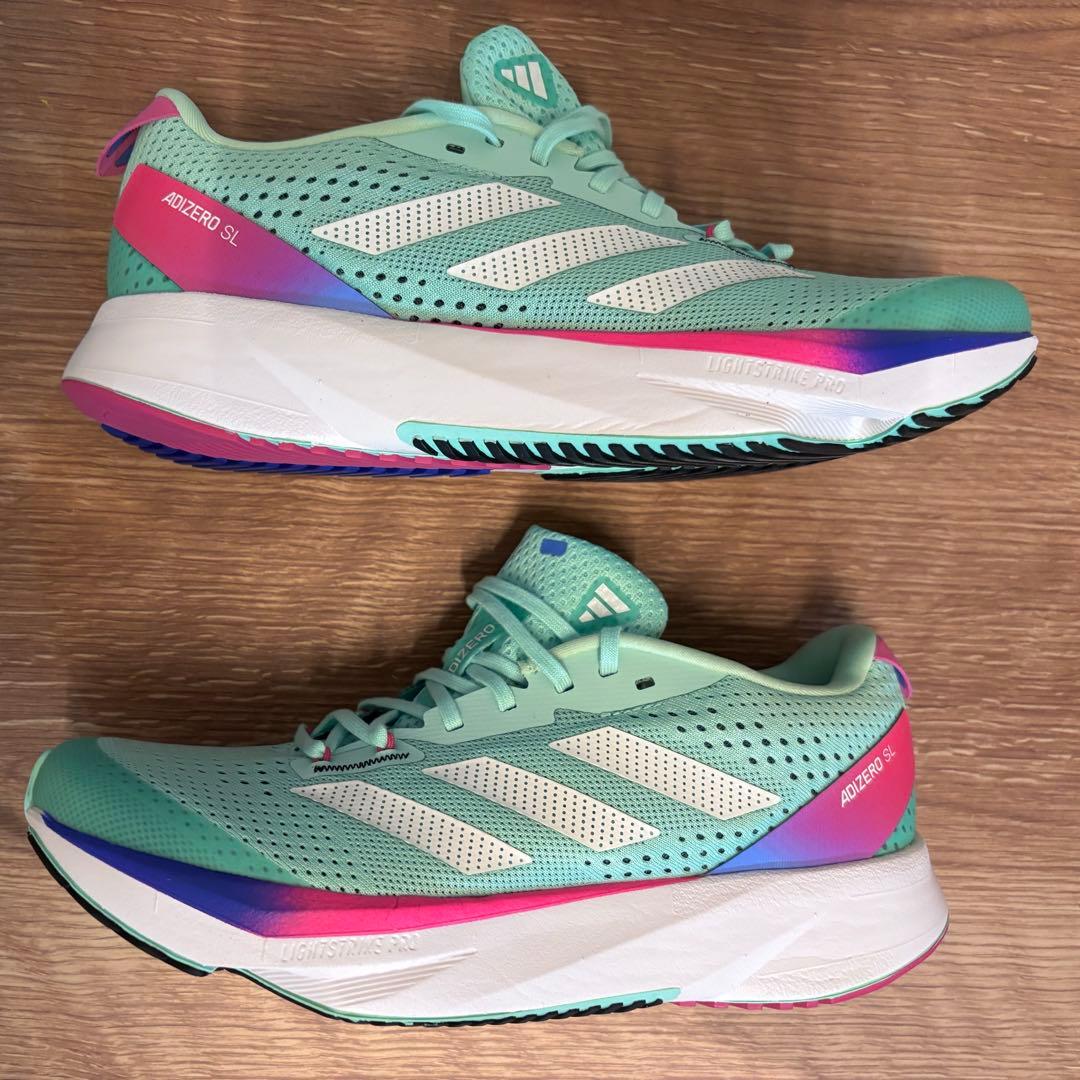 未使用adidasレディースシューズ24.5 アディゼロSL W GV9090