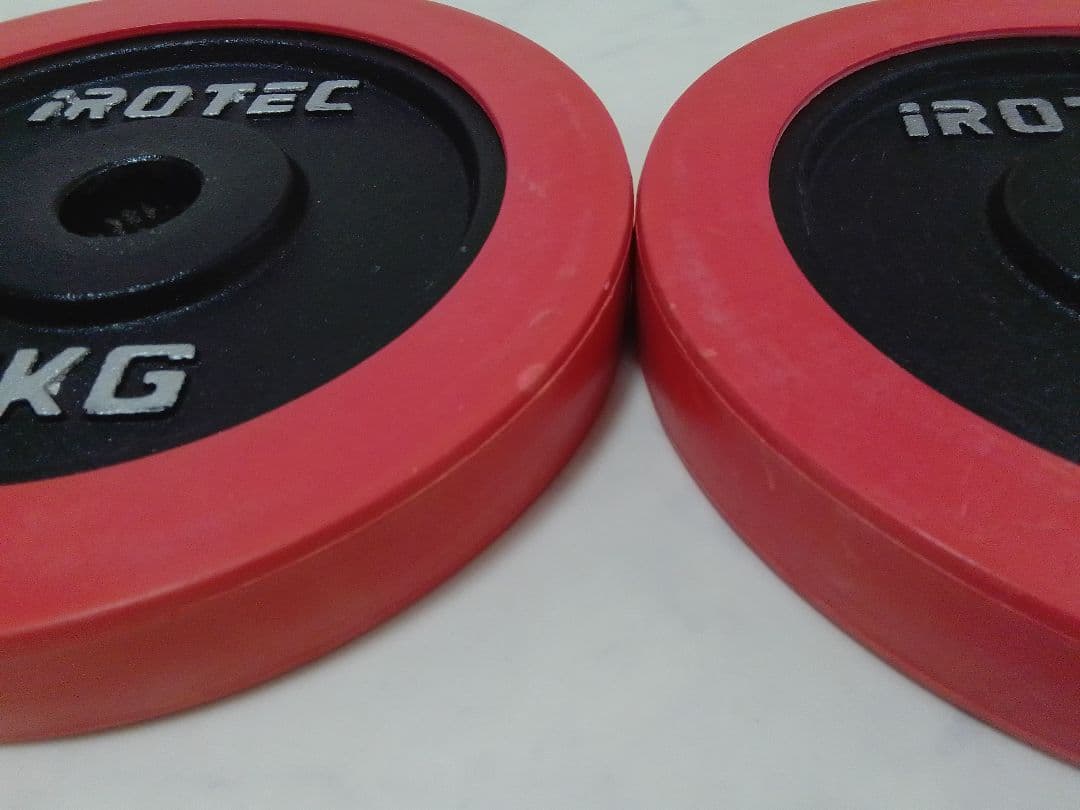 アイロテック iROTEC ラバー ダンベル 5kg×4 20kg 28mm ②