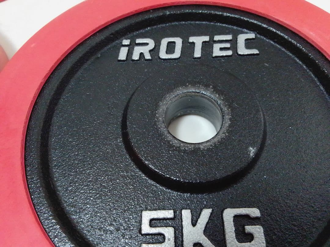 アイロテック iROTEC ラバー ダンベル 5kg×4 20kg 28mm ②
