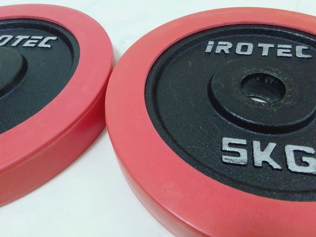 アイロテック iROTEC ラバー ダンベル 5kg×4 20kg 28mm ②