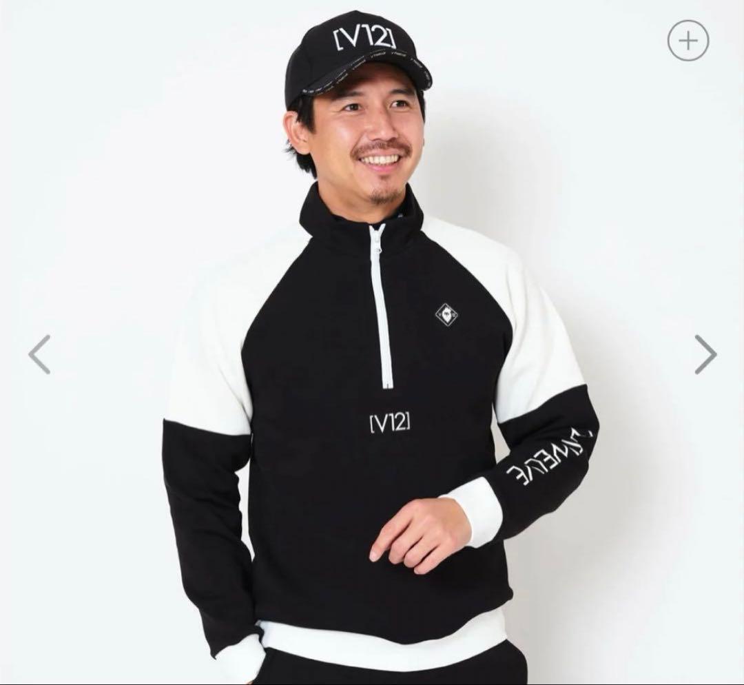 V12 ハーフジップ　スウェット　XL V122420-SW12 セットアップ
