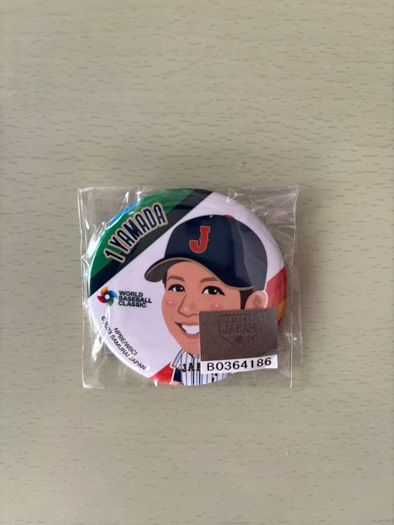 野球日本代表ガチャガチャ　缶バッチ
