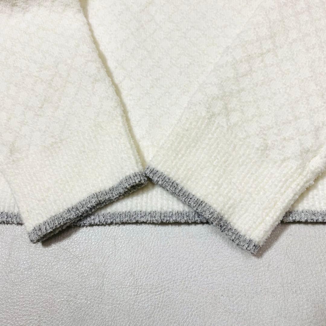 ⚫︎未使用 St ANDREWS コットン ニットプルオーバー ゴルフ 刺繍