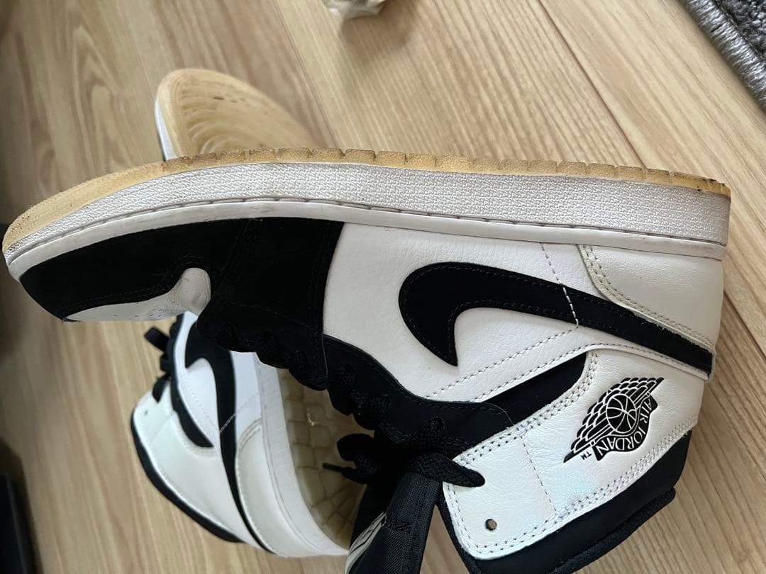 Nike Air Jordan 1 Low Black White 28cm¥