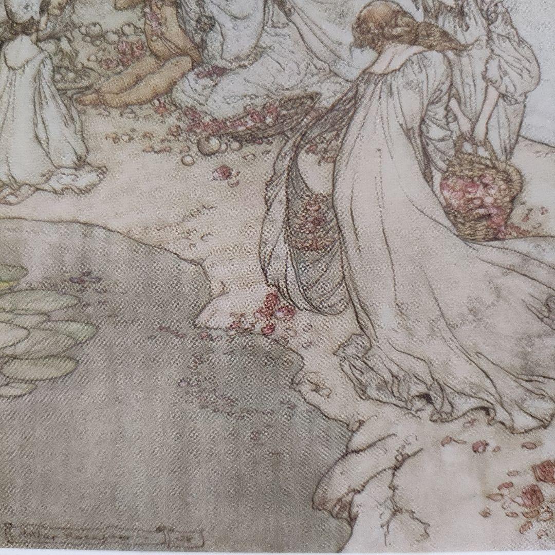 アーサー・ラッカム A. Rackham　銅版画『夏の夜の夢』1908年制作