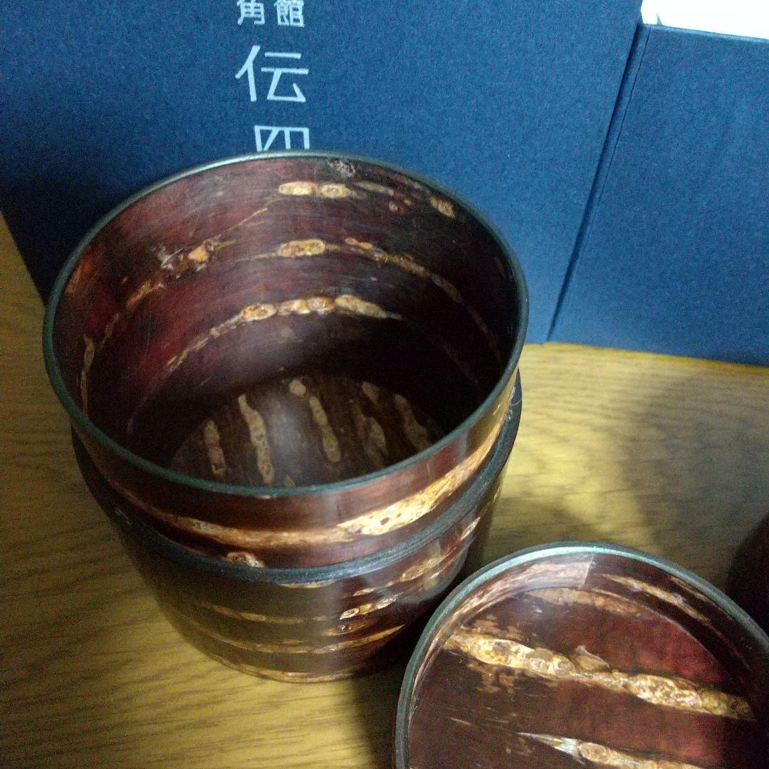 茶筒　（伝統工芸　桜皮細工）