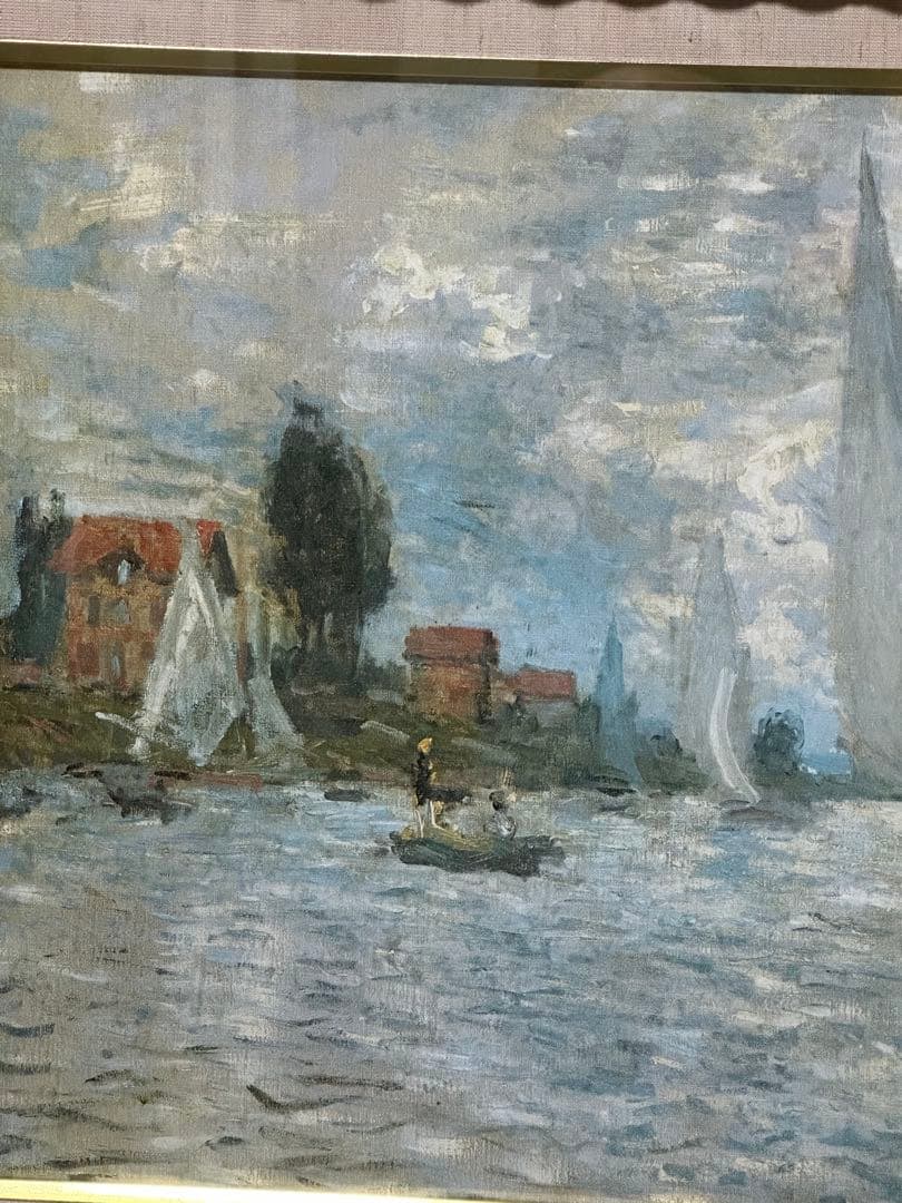 ♦️お勧め絵画　クロード　モネ　風景画 美術品　大型豪華額縁　ア-ト　インテリア