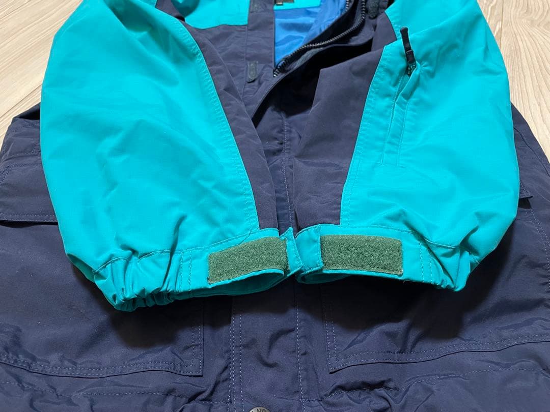 キッズ ノースフェイス 140cm スキーウェア セットアップ 中古美品