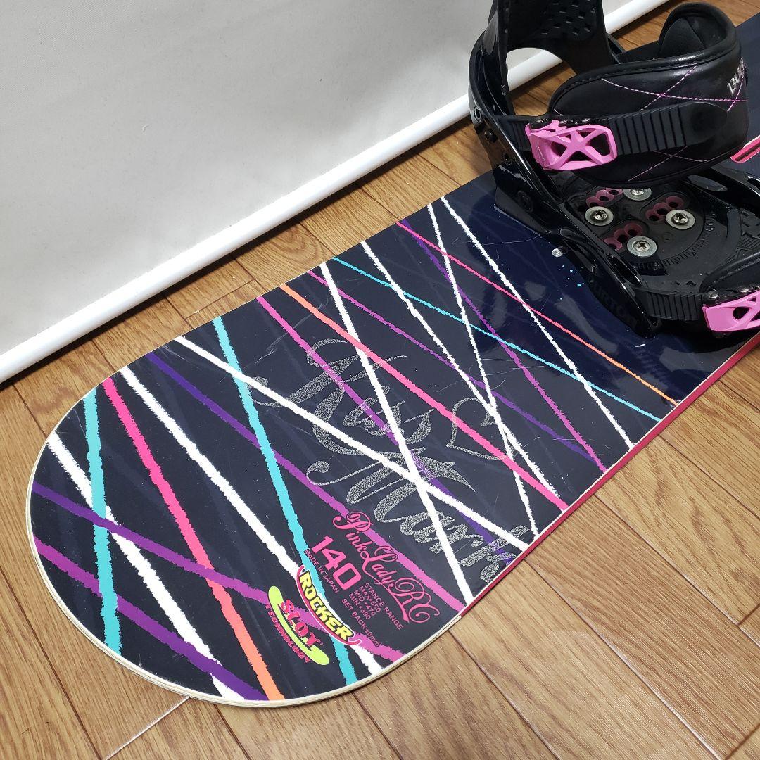 美品 KISSMARK BURTON 140cm スノーボードセット