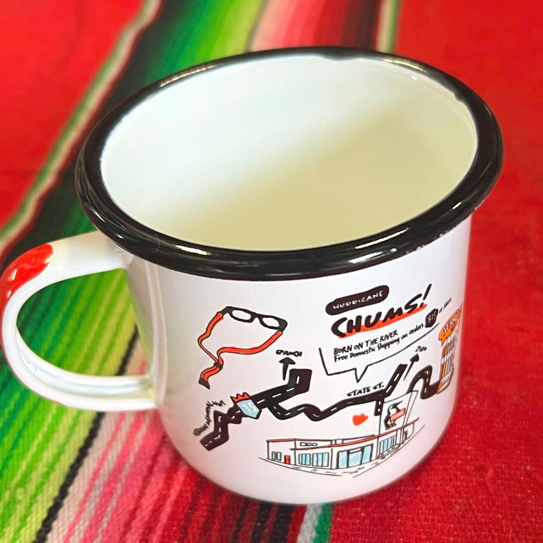 CHUMS Enamel kettle チャムス ケトル&マグ 2つ　ホーロー