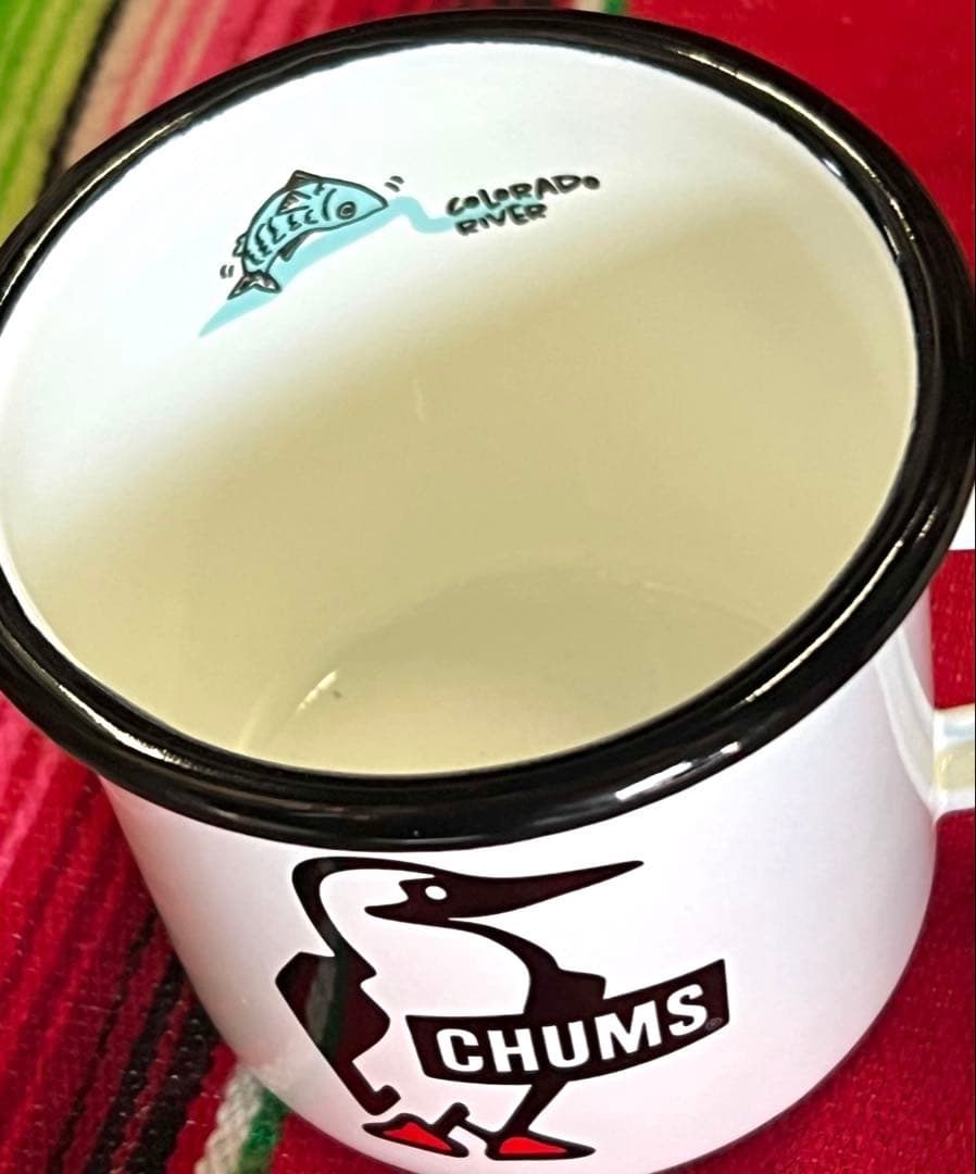CHUMS Enamel kettle チャムス ケトル&マグ 2つ　ホーロー
