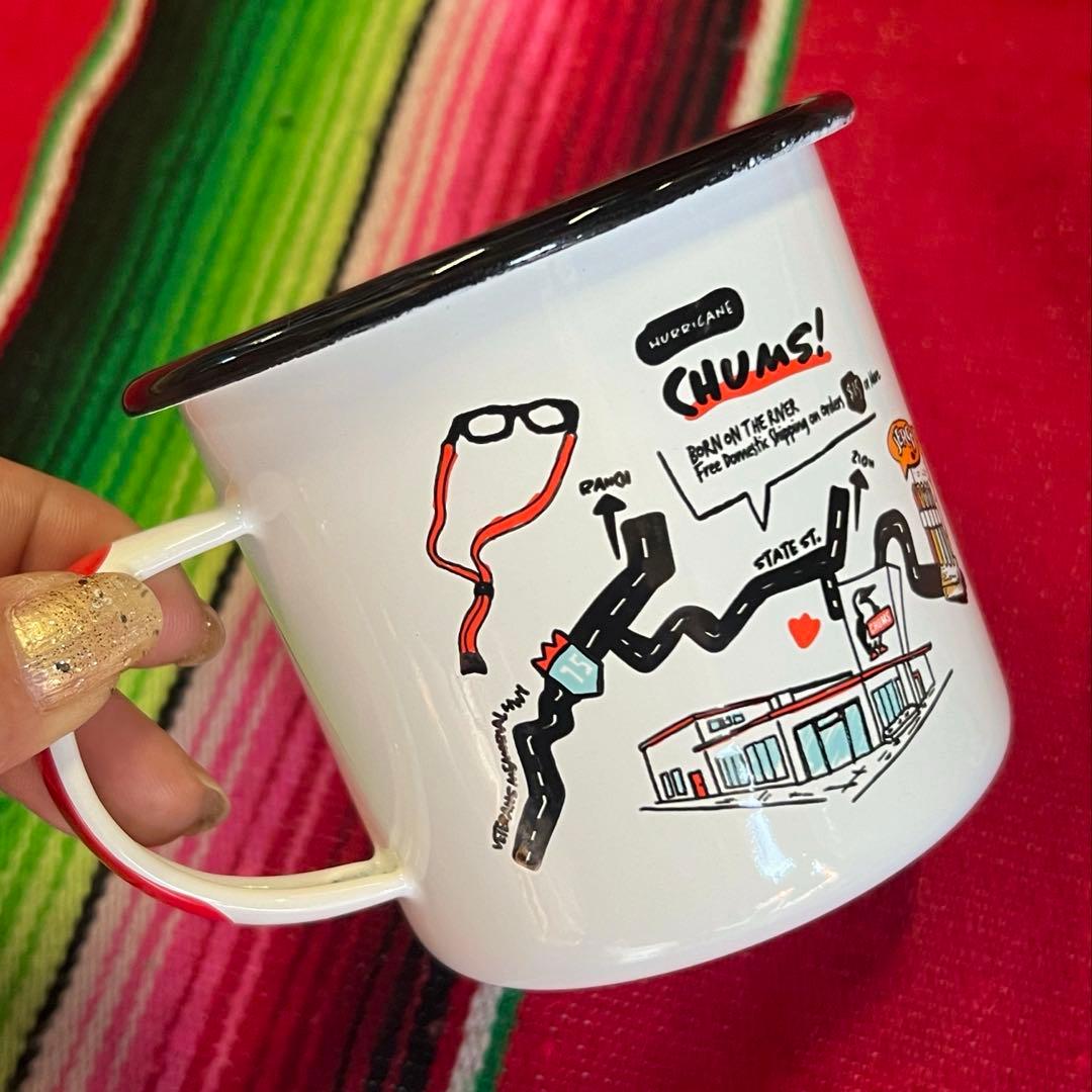 CHUMS Enamel kettle チャムス ケトル&マグ 2つ　ホーロー