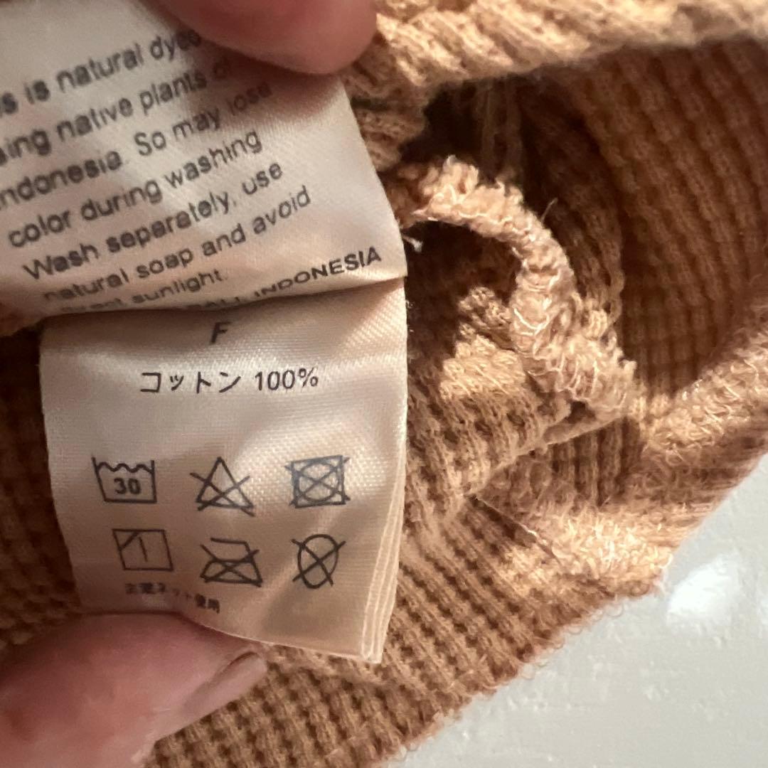 yinyangyoga & meditationwearワッフルクロストップ