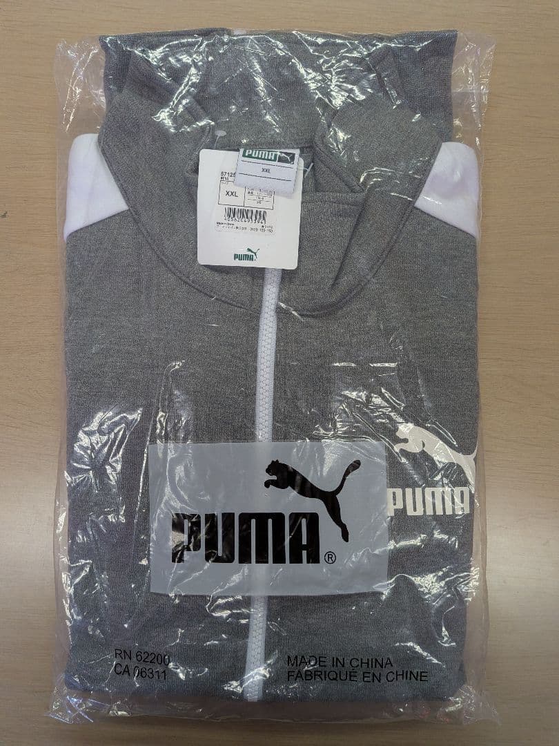【新品・未使用】PUMA ジャージ ジャケット XXL グレー