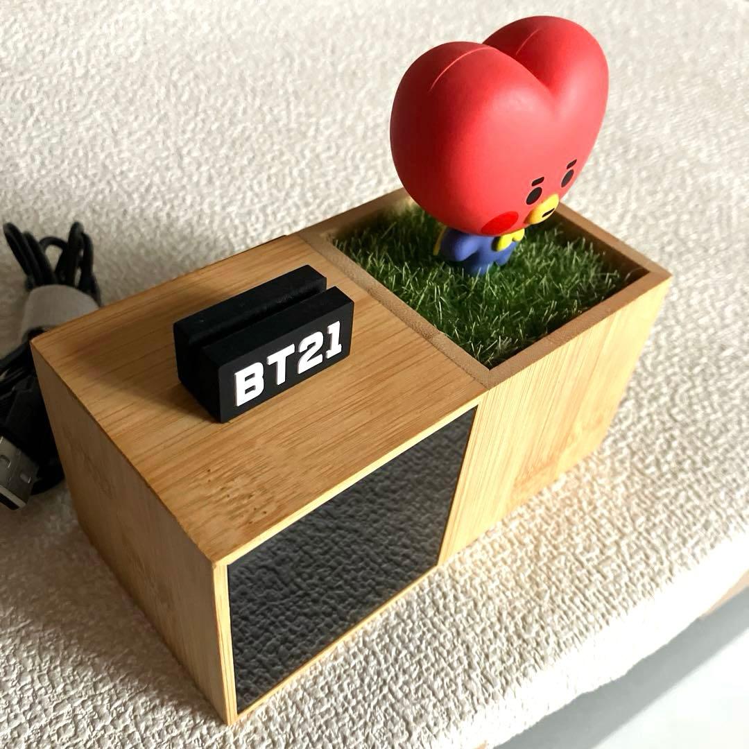 BT21 デジタルデスククロック TATA