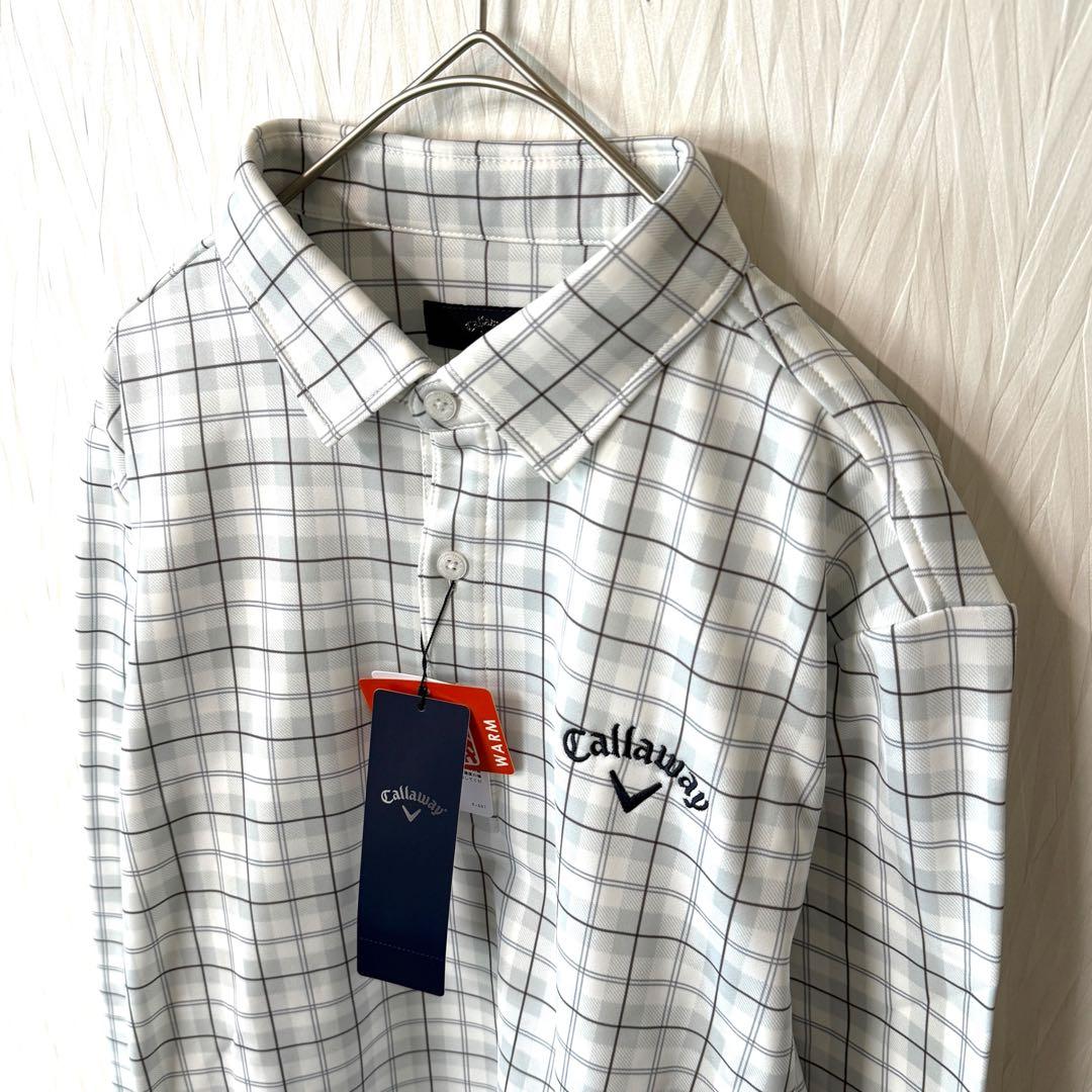 【新品未使用】キャロウェイ 長袖ポロシャツ M ゴルフウェア Callaway