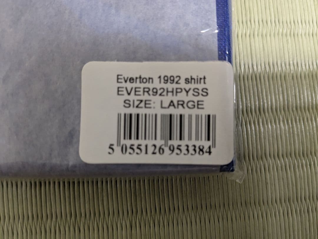 １９９２シーズン　エバートン　復刻　ユニフォーム