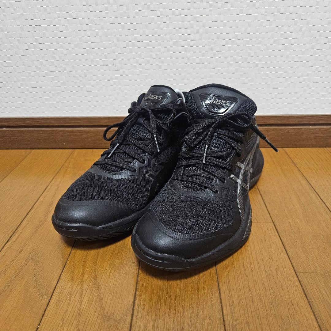 極美品☆ ASICS GELBURST 27 バスケットボールシューズ 黒