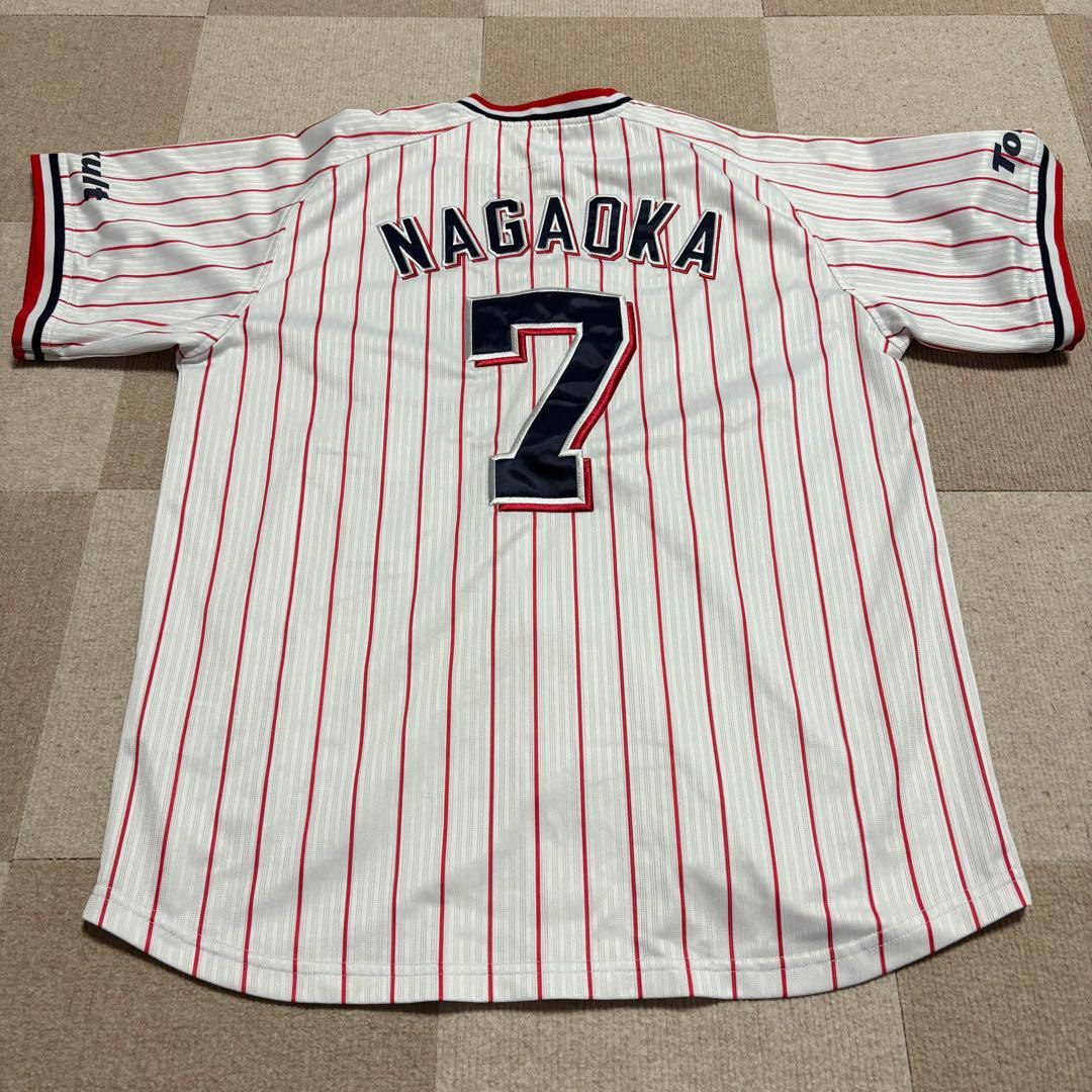 東京ヤクルトスワローズ 長岡秀樹 ホームユニフォーム Mサイズ