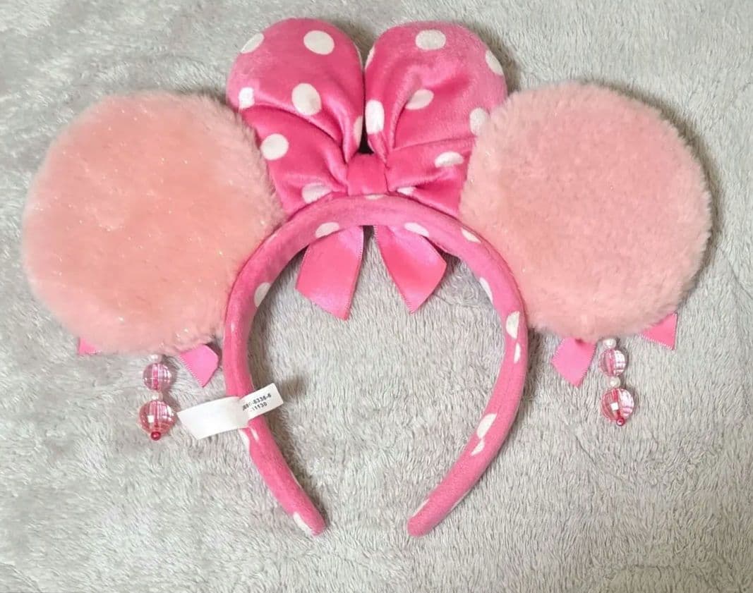 ディズニー ミニー イヤリングカチューシャ ピンク