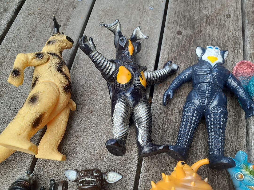 バンダイ ウルトラマン怪獣 ソフビ 当時物　日本製　22個セット